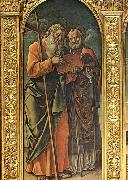 Sts Andrew and Nicholas of Bari Bartolomeo Vivarini